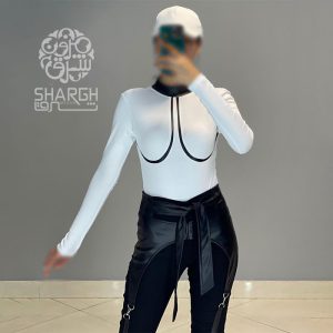 لباس بادی زنانه فانريپ چرمی - شرق مزون