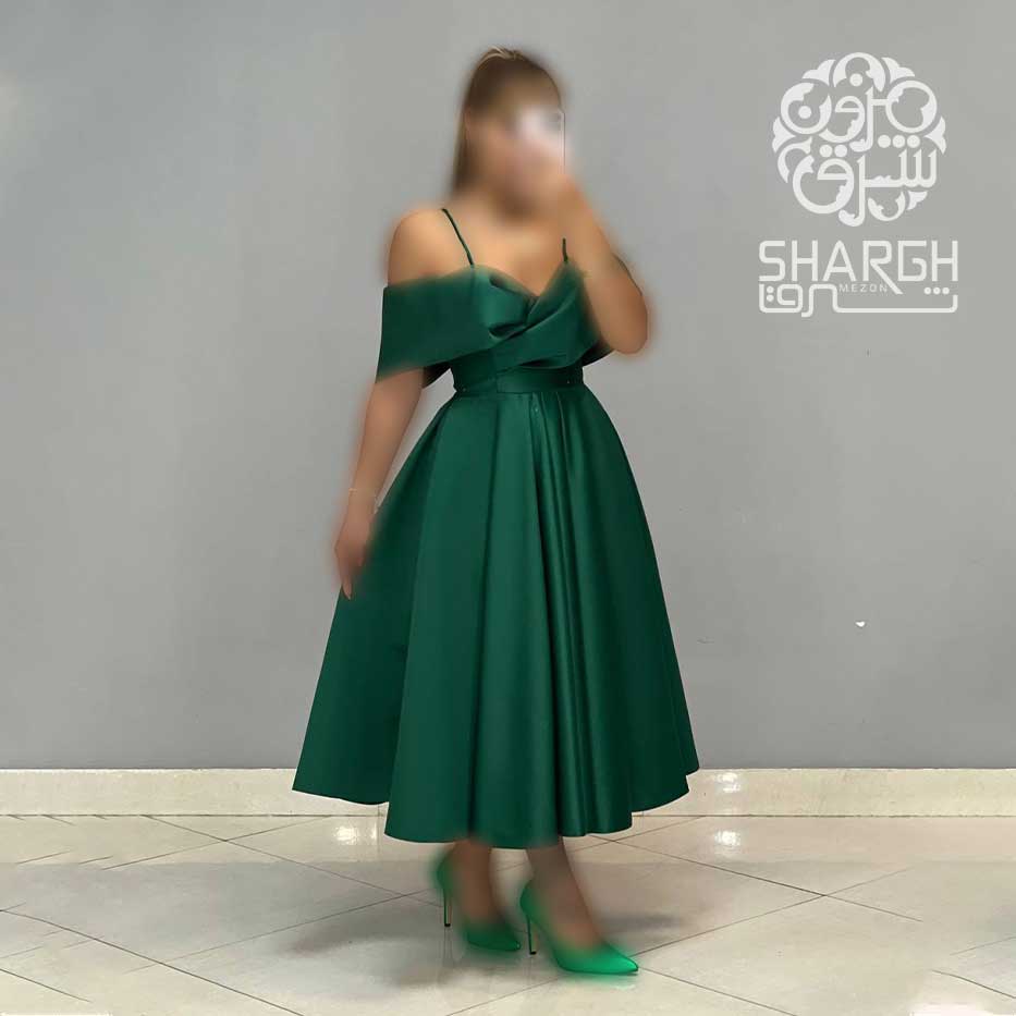 پیراهن دکلته میدی پشت بندی - شرق مزون پیراهن دکلته میدی پشت بندی - شرق مزون